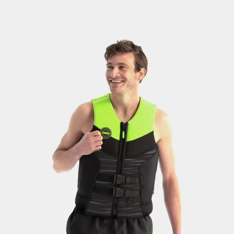 Gilet pour les sports nautiques JOBE Segmented Jet Vest Men 50N Lime Green Usine Directe