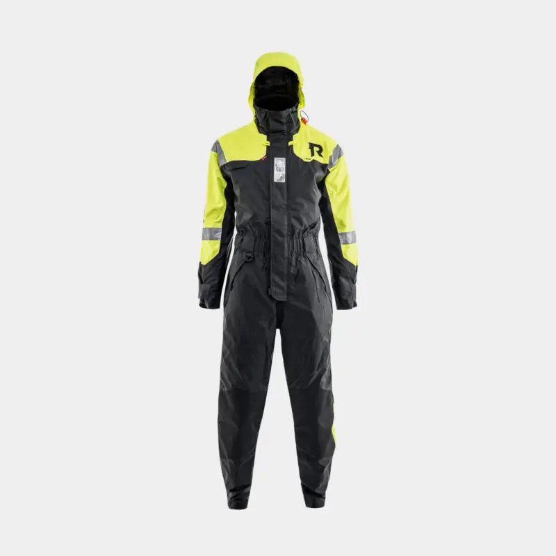 Super Prix Combinaison de flottaison Regatta Sportline 50N Noir/Jaune fluorescent