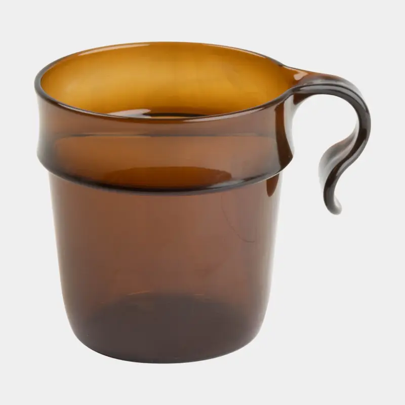 Offre Exclusive Tasse à café/thé en plastique Nordiska Plast, brun bouteille, 30 cl / 300 ml