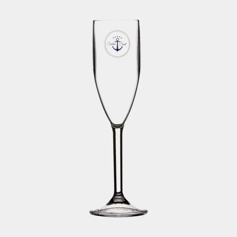 Flûtes à champagne en plastique Marine Business Sailor Soul, transparent, 17 cl, 6-pack Acheter En Ligne