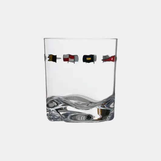 Verres en plastique Marine Business Regata, transparent/motif, 35 cl, 6-pack Meilleur Choix