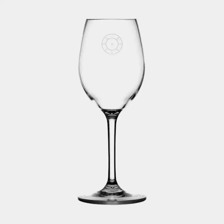 Dernière Chance Verres à vin en plastique Marine Business Pacific, antidérapant, transparent, 33 cl, 6-pack