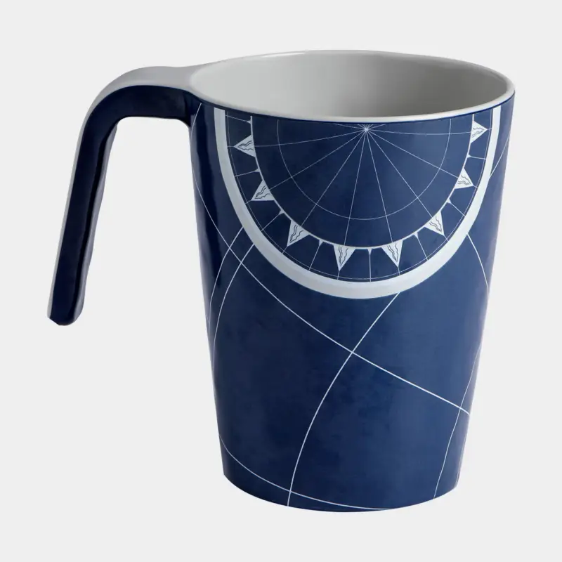 Offre Limitée Tasses à café/thé en mélamine Marine Business Pacific, blanc/bleu, 35 cl / 350 ml, 6-pack
