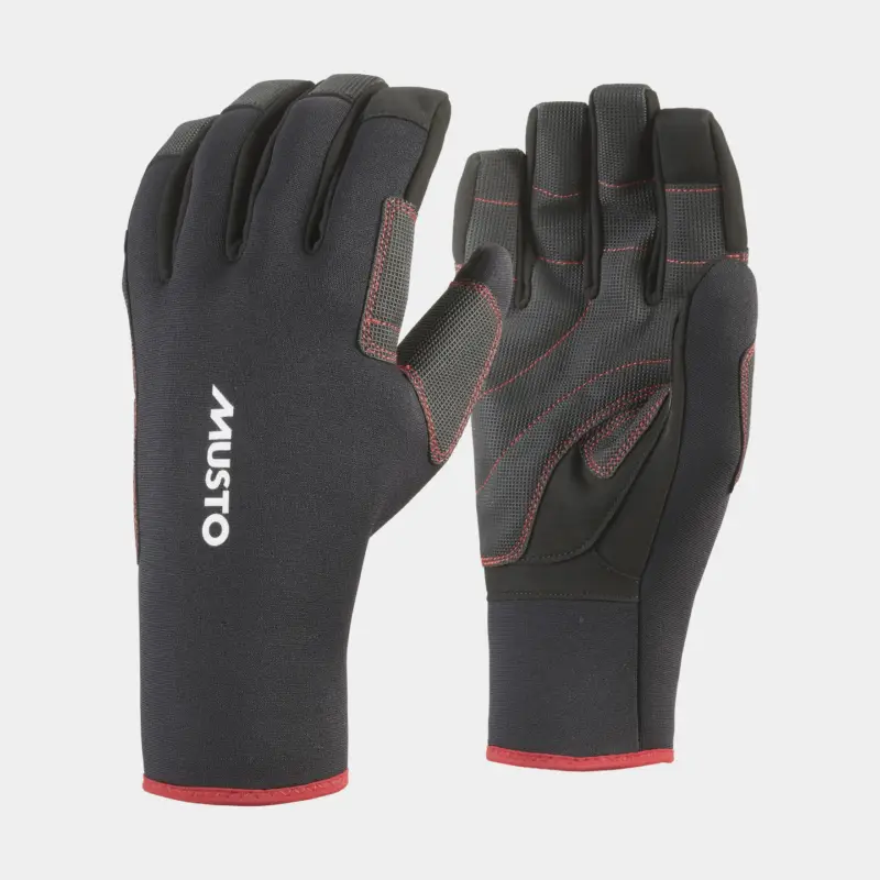 Gants de voile Musto Performance All Weather Glove, Black Acheter Direct