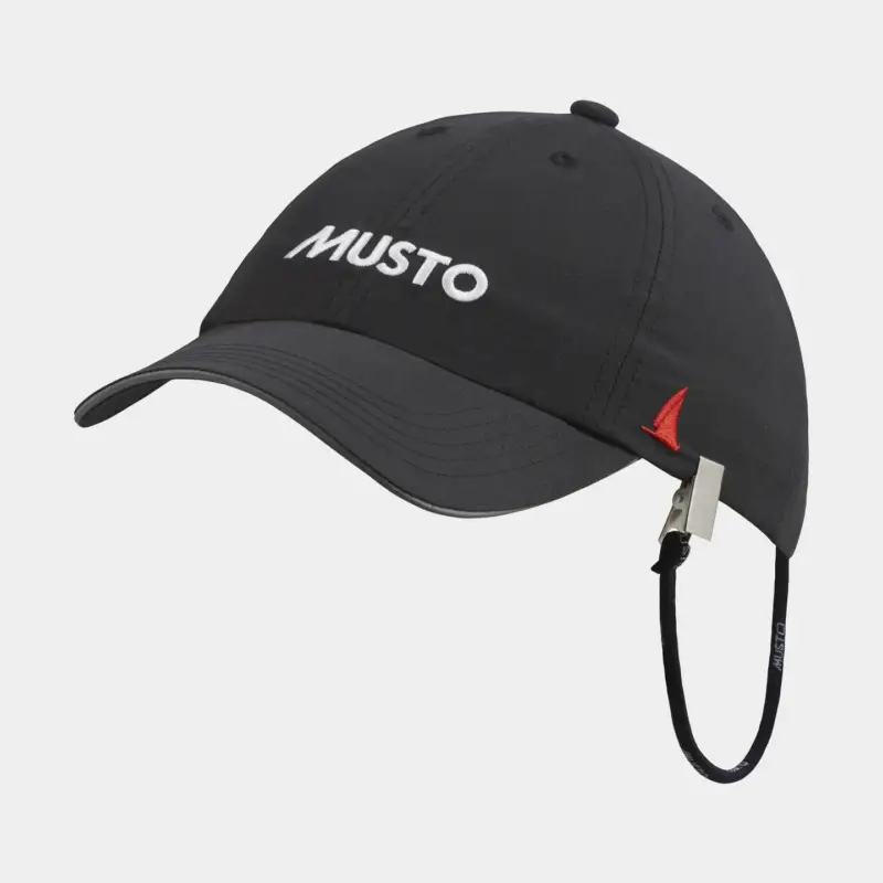 Meilleure Vente Casquette de voile pour enfants Musto Junior Essential Fast Dry Crew Cap, Black, One-Size