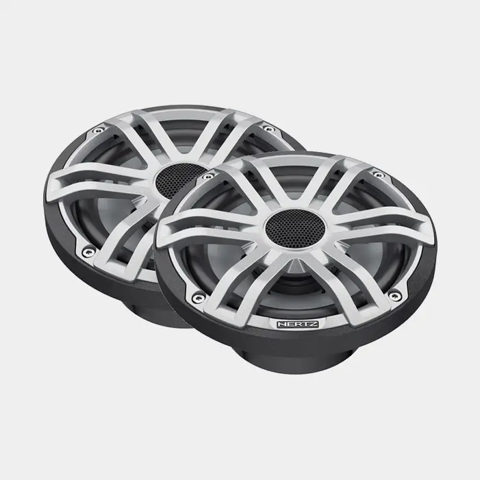 Haut-parleur coaxial marin Hertz HMX 6.5 S-LD-G, 6.5″, 150 W, noir, pour montage encastré, lot de 2 Bon Marché