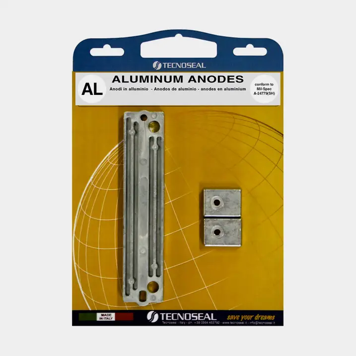 Soldes Kit d’anodes en aluminium Tecnoseal, pour hors-bord, convient Suzuki 60 – 250 cv