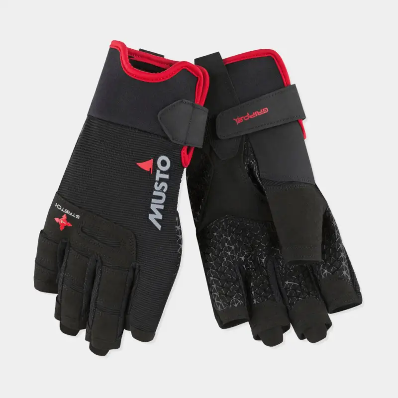 Marque Gants de voile Musto Performance Short Finger Glove, Black