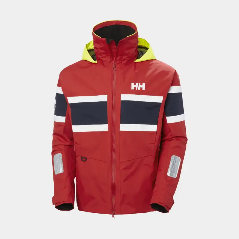Populaire Veste de quart Helly Hansen Salt Original, Red, hommes