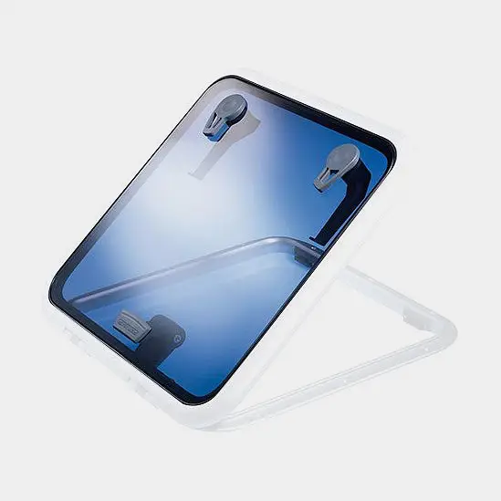 Verre de rechange pour panneau de pont, fumé, compatible avec Lewmar Low Profile (taille 30), avec cadre de montage Satisfait Ou Remboursé