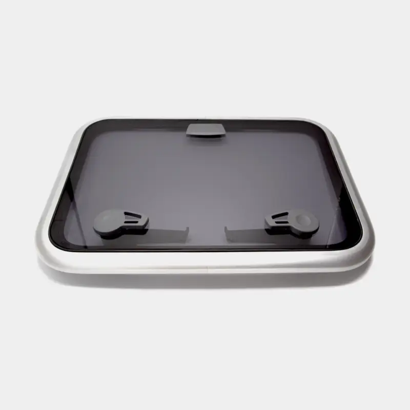 Soldes Trappe de rechange pour panneau de pont, compatible avec Lewmar Low Profile (taille 30), avec verre acrylique (fumé Mk2) + cadre