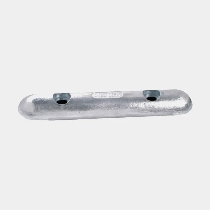 Réduction Anode en zinc Tecnoseal, pour coque, 7 kg, 455 x 90 x 40 mm