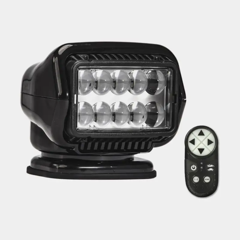 Réduction Projecteur à main / phare de recherche Golight ST 30514, LED, 12V, noir, inclinable et rotatif, avec contrôle sans fil