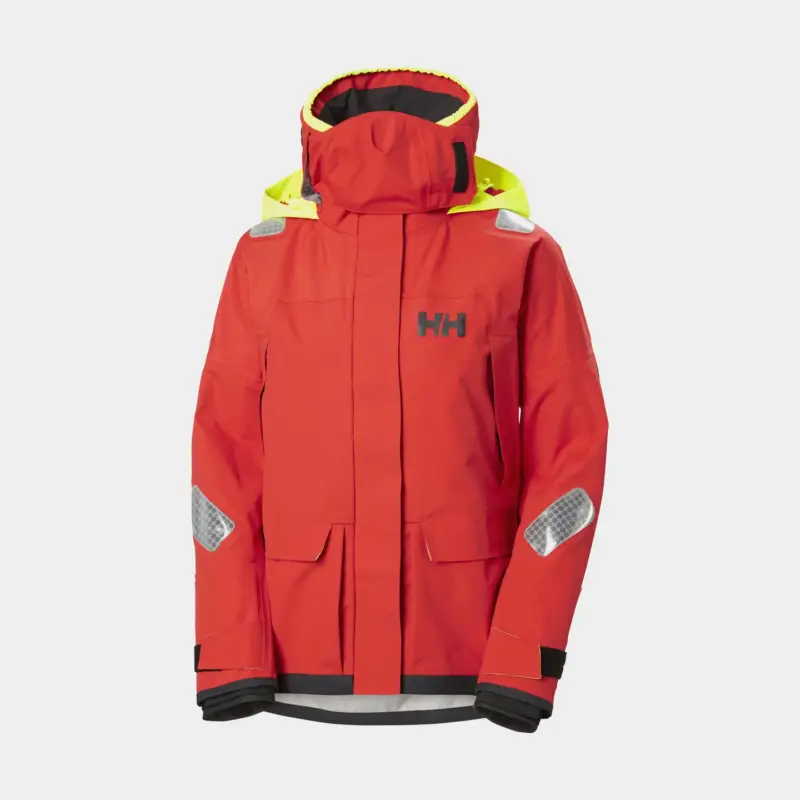Meilleur Prix Veste de quart Helly Hansen Skagen Pro, Alert Red, femme
