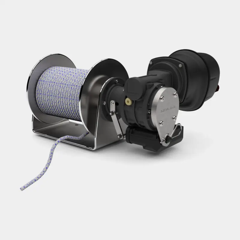 Usine Directe Guindeau électrique Lewmar Drum Mini 1000 W Free-Fall, 12 V, pour Ø6 – 8 mm corde non plombée