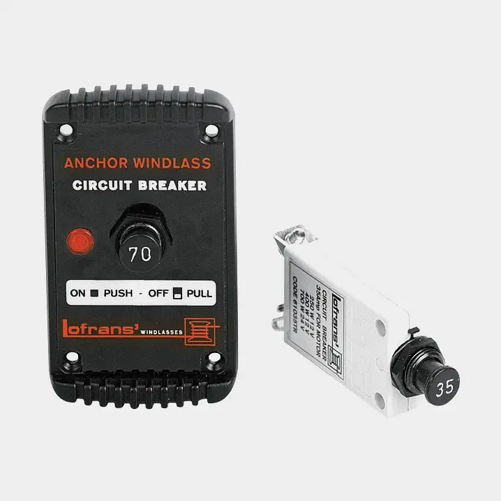 Offre Limitée Disjoncteur automatique Lofrans Anchor Windlass Circuit Breaker, 35 A, convient pour guindeaux Lofrans