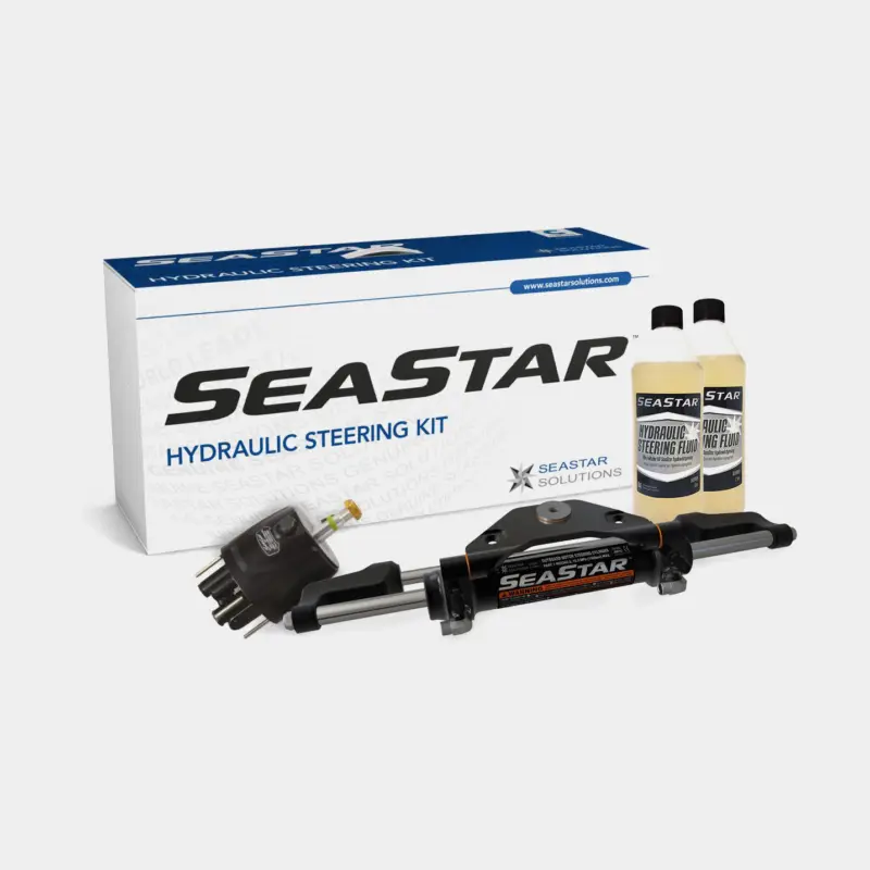 Paiement Sécurisé Kit de direction hydraulique SeaStar, pour hors-bord jusqu’à 350 ch + pompe à volant HH5271-3 + huile + vérin HC5347-3