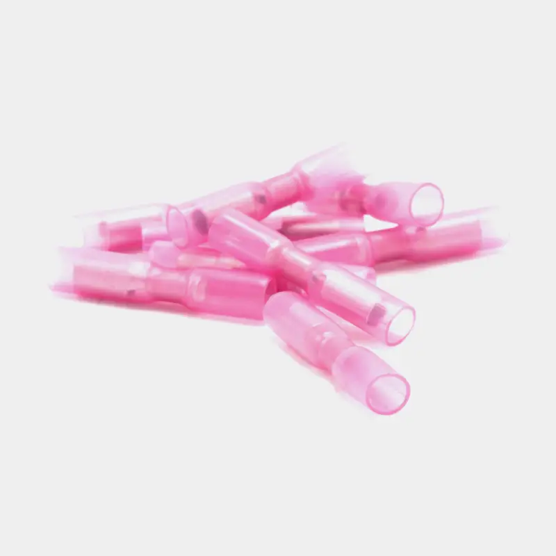 Offre Limitée Cosses rondes avec cosses à sertir collées Oceanflex, femelle, convient pour câble 0.5 – 1.5 mm², 100-pack, rouge