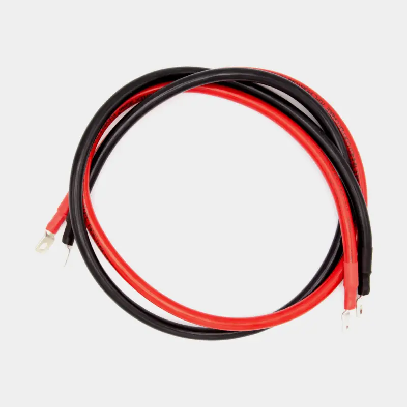 Câble en cuivre étamé Oceanflex préserti, rond, 1 conducteur, 35 mm², 1.2 meter, M8 + M10, noir (minus) Seulement Aujourd'hui