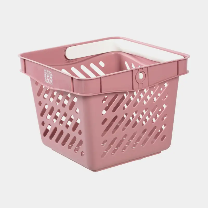 Panier client / panier de rangement en plastique Nordiska Plast My Own Mini ECO, vieux rose/blanc, 270 x 268 x 208 mm, 10 litres Acheter Direct