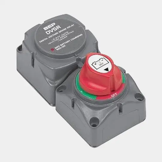 Acheter Direct Interrupteur de circuit principal BEP Marine, 12 – 24 V, 140 A, avec relais de séparation + sélecteur multi-positions