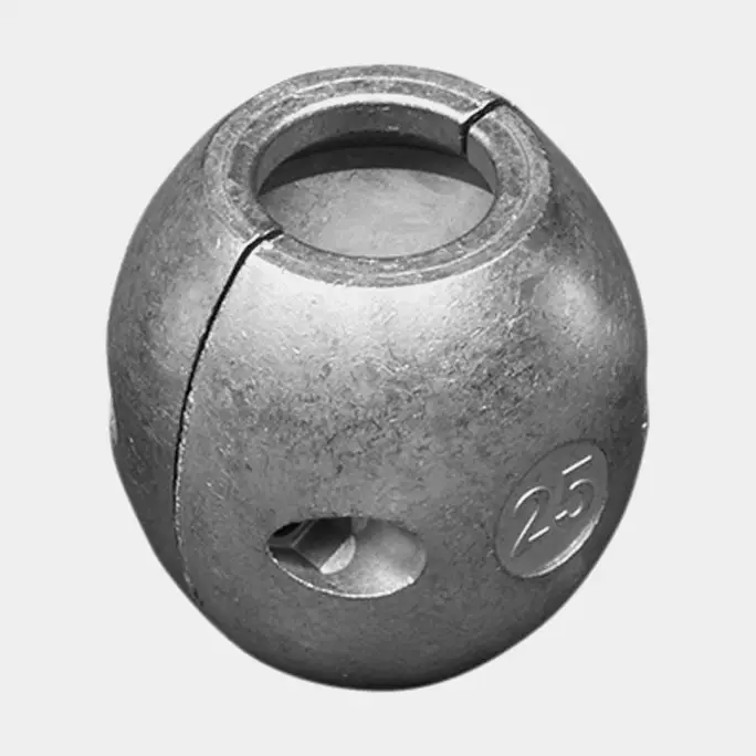 Anode en zinc Tecnoseal, pour arbre, Ø35 mm/Ø65 mm, longue Authentique