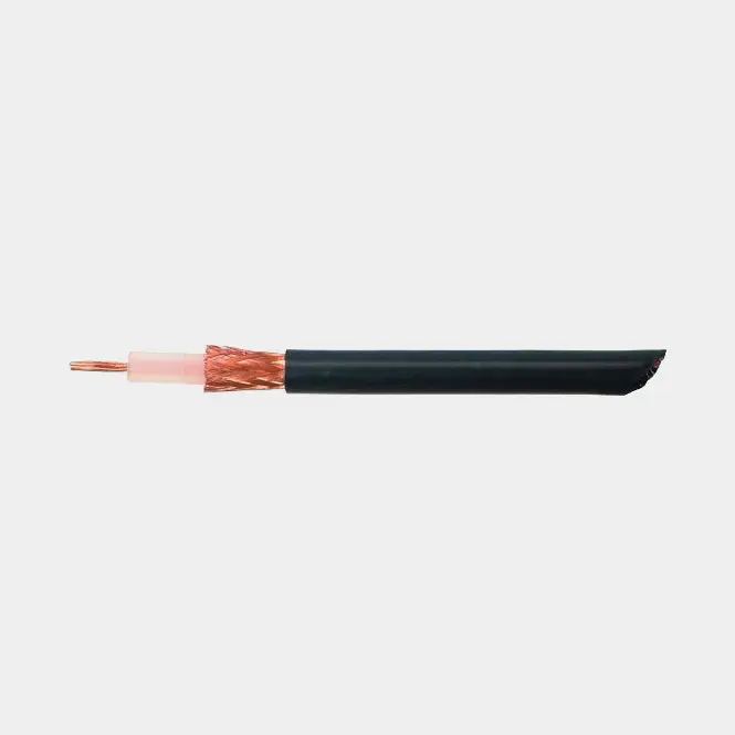 Câble VHF 1852-Marine RG213, 10 mm², 100 mètres, noir, sans connecteurs Paiement Sécurisé