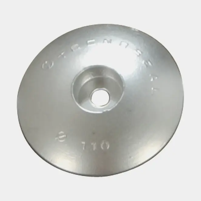 Nouvelle Collection Anode en zinc Tecnoseal, pour gouvernail, 0.68 kg, Ø11 mm/Ø110 mm