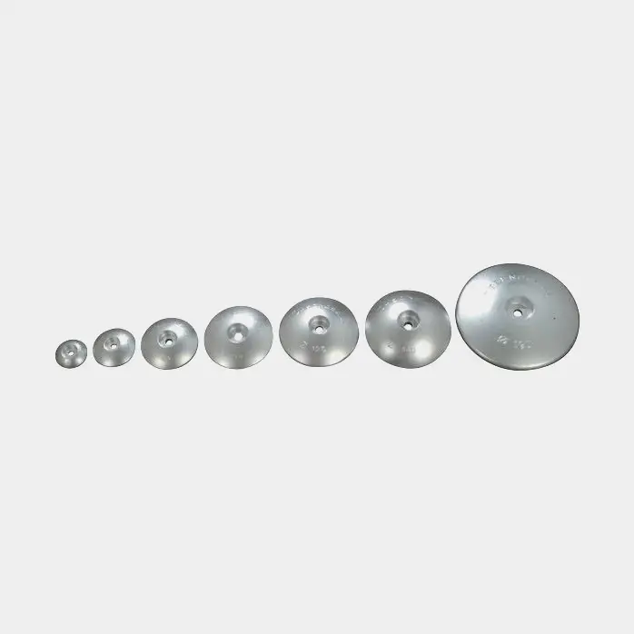 Bon Marché Anode en zinc Tecnoseal, pour gouvernail, 0.99 kg, Ø11 mm/Ø125 mm