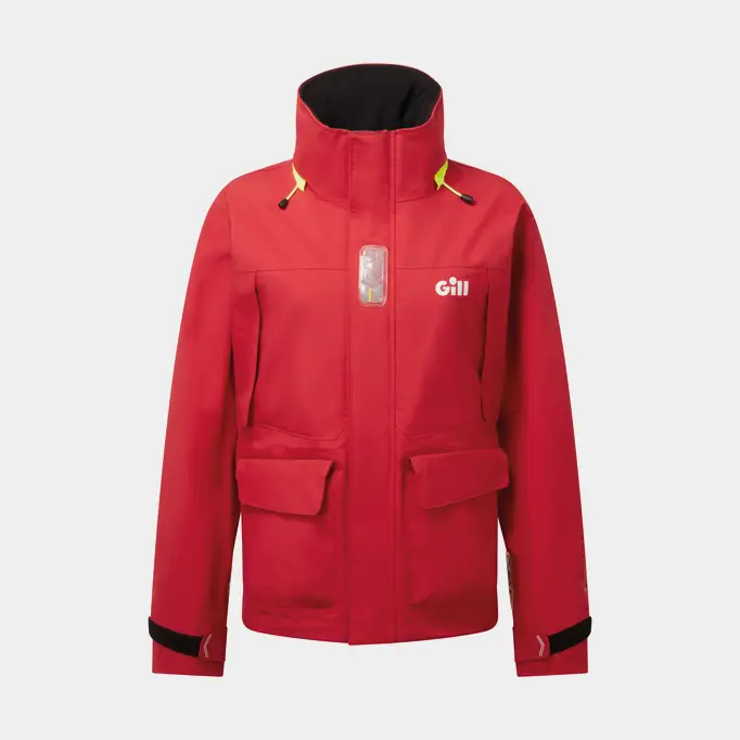 Bon Plan Veste de quart Gill OS3 (OS34) Coastal Red, femme