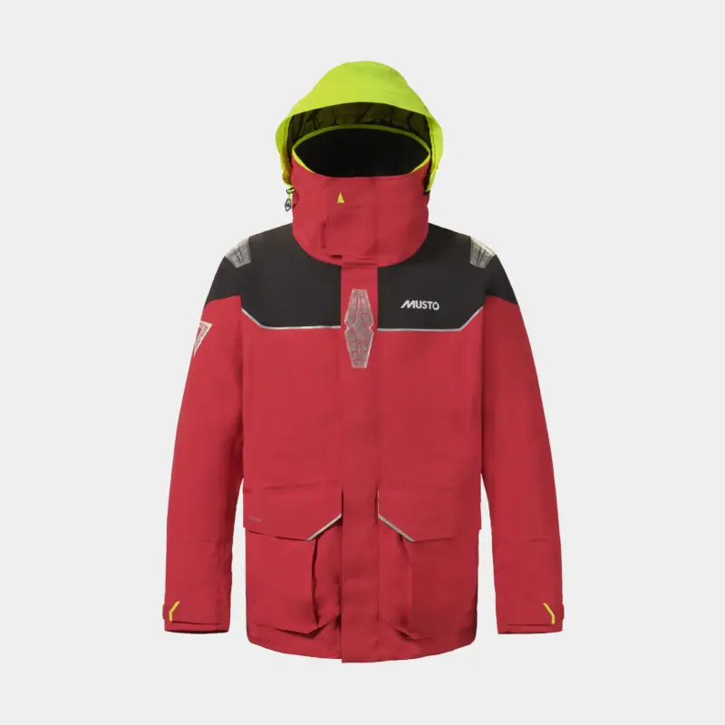 Meilleur Choix Veste de quart Musto BR3 Pertex Offshore, True Red, hommes