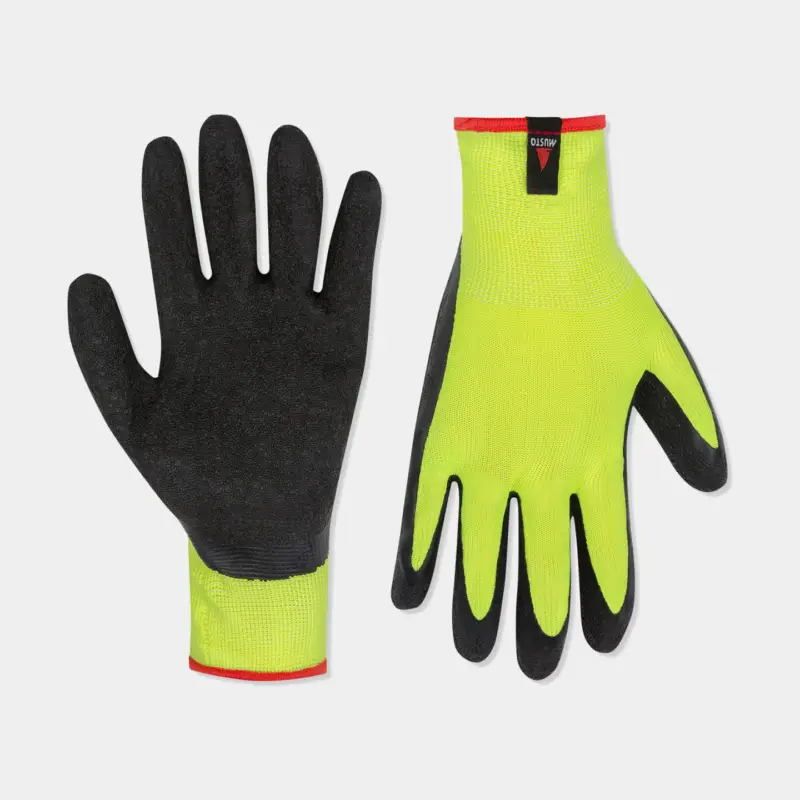 Gants de voile Musto Dipped Grip Glove X3, Sulphur Spring/Black Prix Promo