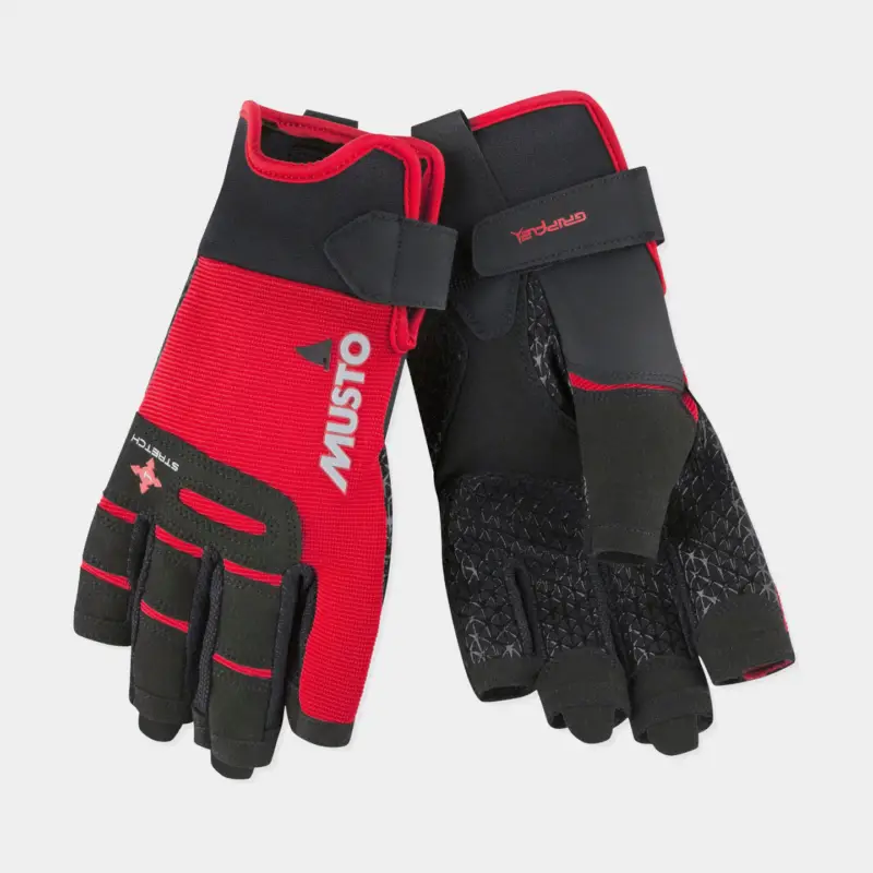 Super Prix Gants de voile Musto Performance Short Finger Glove, True Red