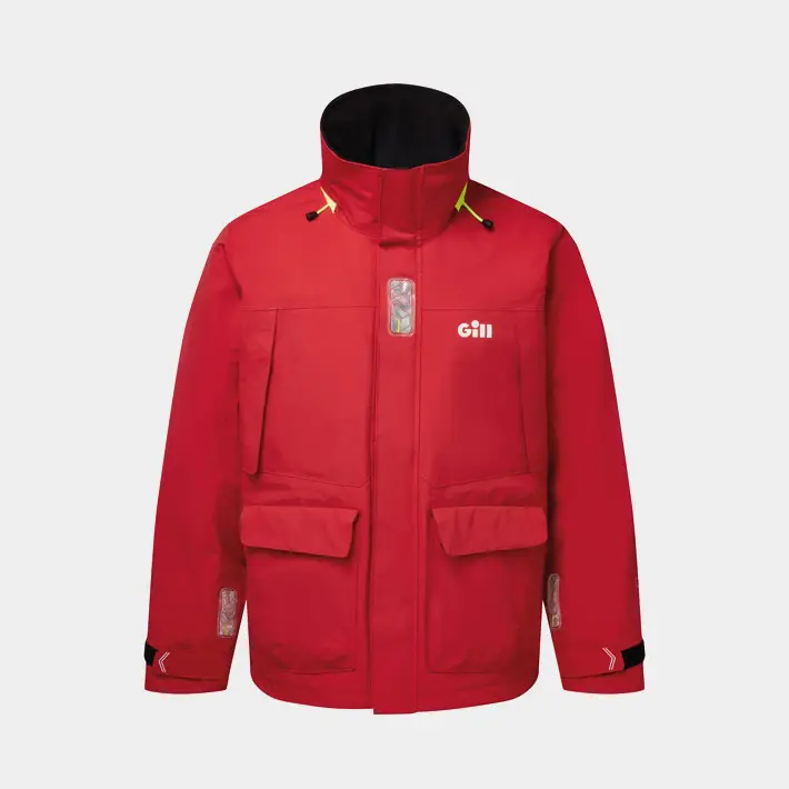 Seulement Aujourd'hui Veste de quart Gill OS3 (OS34) Coastal Red, homme