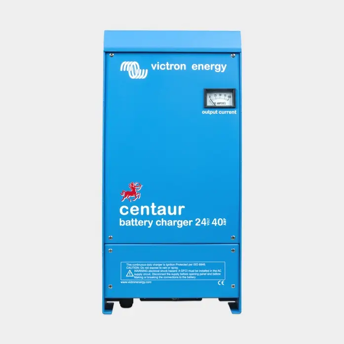 Chargeur de batterie Victron Centaur Charger, 90 – 265 V, 24 V, 40 A / heure, avec 3 sorties, sans câble de charge Solde