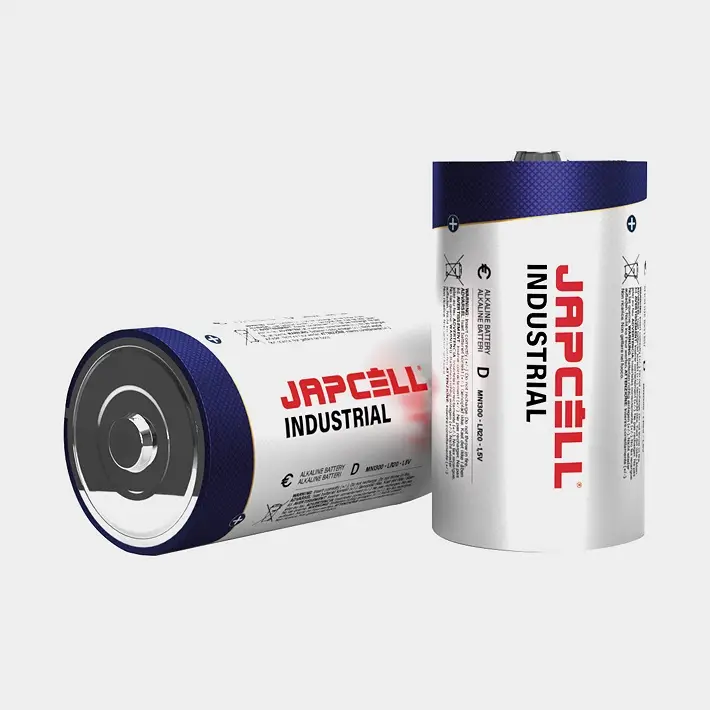 D / LR20 piles Japcell Industrial, 1.5 V, alcaline (LR), 10-pack Authentique