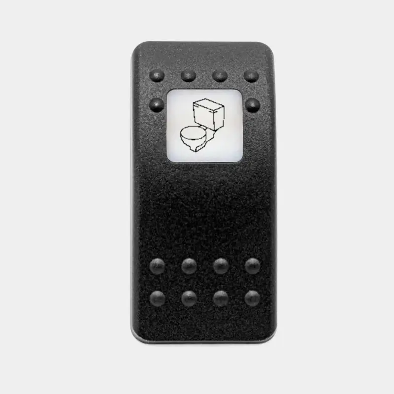 Soldes Capuchon / bouton pour interrupteur Carling Technologies Contura II, WC, noir