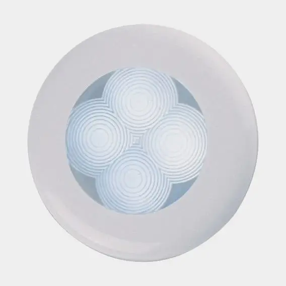 Achetez Aujourd'hui Spotlight Hella, plastique, blanc, LED, 12 V, 0.5 W, avec lumière blanche
