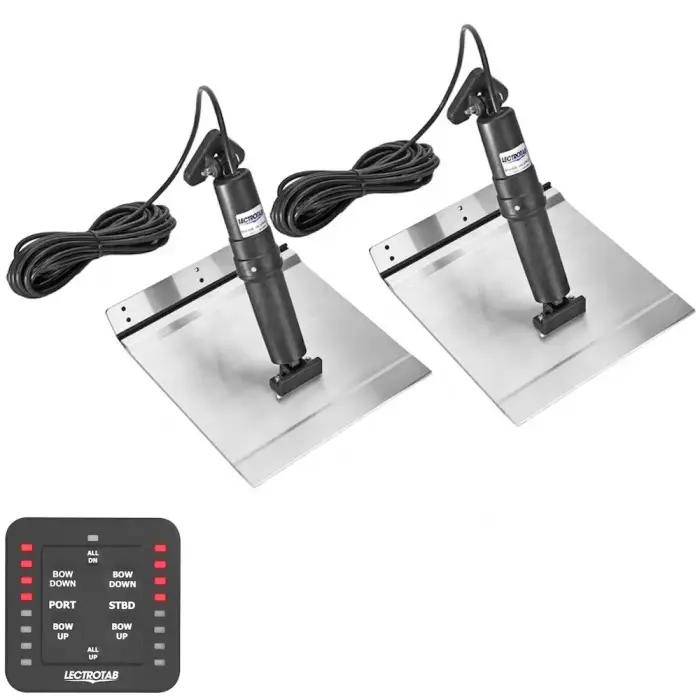 Kit flaps Lectrolab 230X460 mm pelles Aluminium avec commutateur LED 12V Prix Réduit