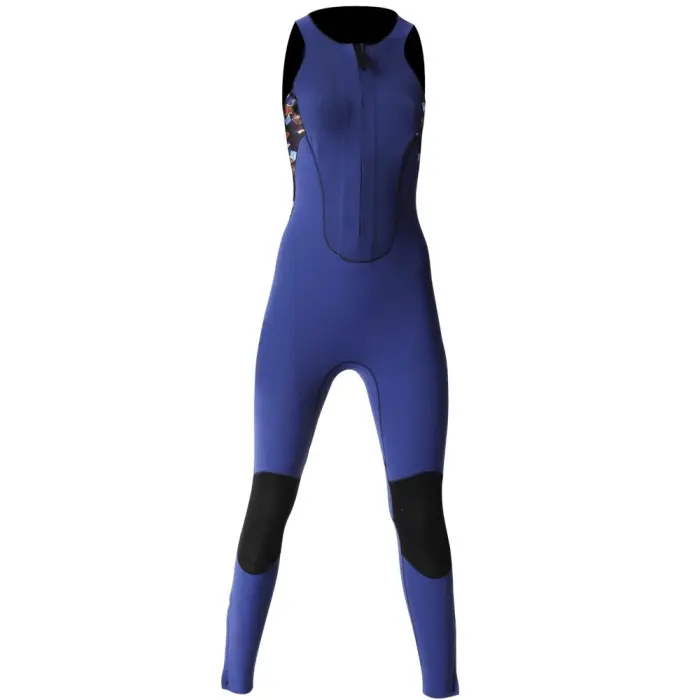 Certifié Long John frontzip longe cote femme Ocean step Optimizer 3/2mm Navy Mineral