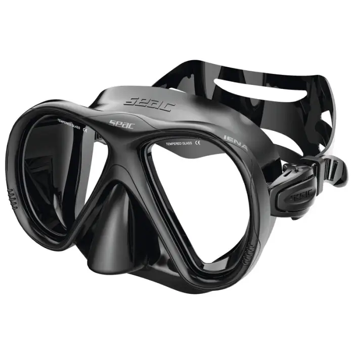 Masque de plongée Seac Sub Iena Noir/Argent Acheter Direct