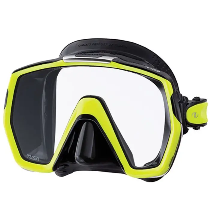 Offre Spéciale Masque de plongée Tusa Freedom HD Noir/Jaune