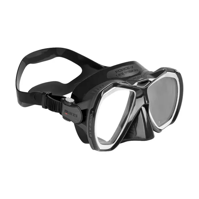 Paiement Sécurisé Masque de plongée Mares Force-X LS Noir/Gris