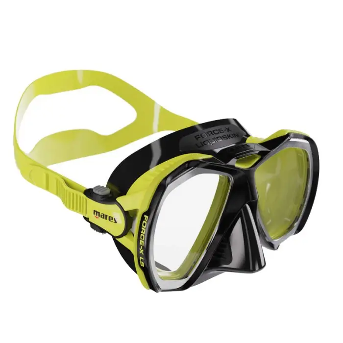Masque de plongée Mares Force-X LS Jaune/Noir Super Prix