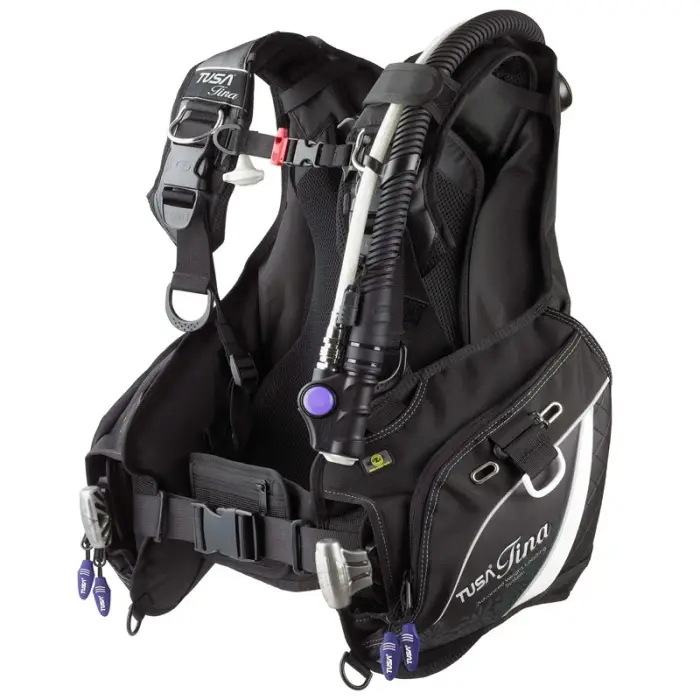 Gilet stabilisateur Tusa Tina Noir Bon Plan