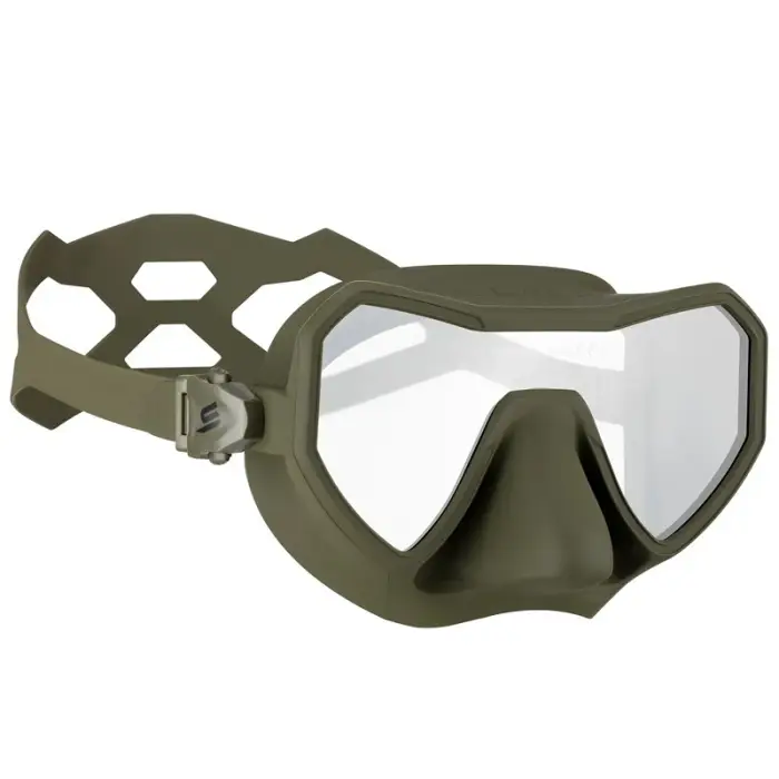 Masque chasse sous marine Salvimar Néo Anti-buée - Olive Paiement Sécurisé