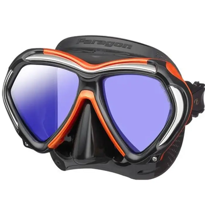 Masque de plongée Tusa Paragon Noir/Orange Retour Gratuit