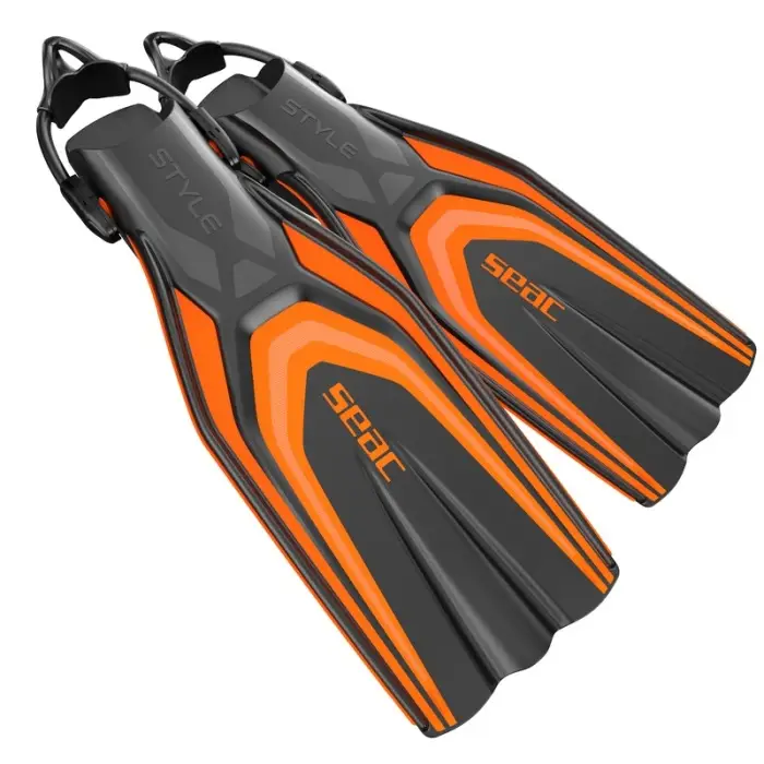 Palmes de plongée Seac Sub Style Sling Strap Orange Quantité Limitée