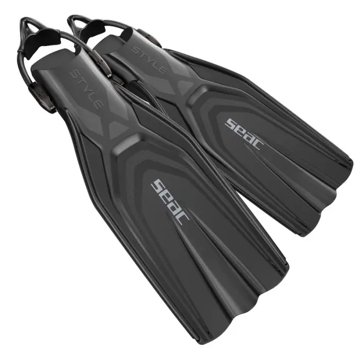 Palmes de plongée Seac Sub Style Sling Strap Noir Vente Directe