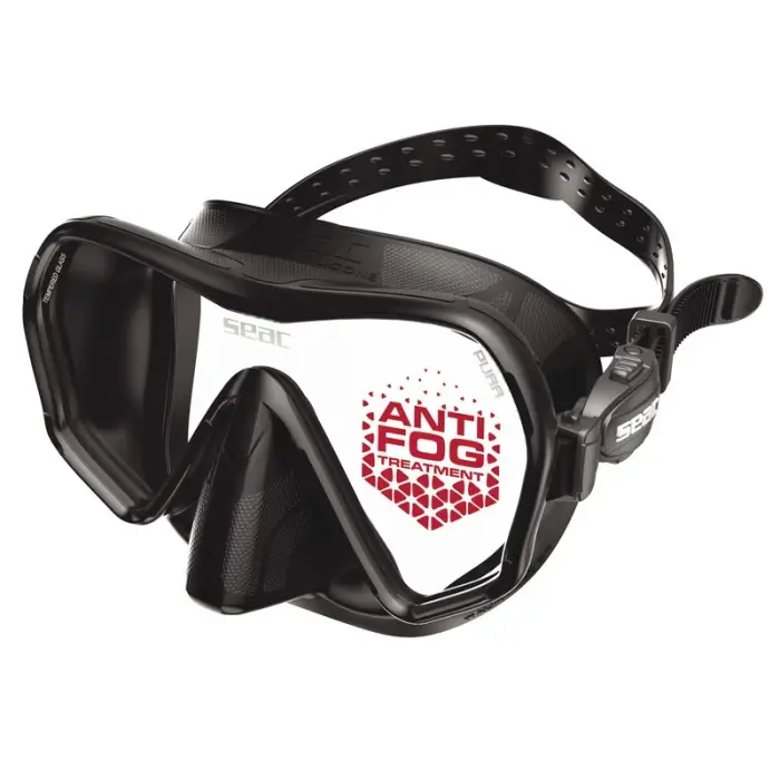 Masque de plongée Seac Sub Pura Anti-buée Noir Achat Immédiat